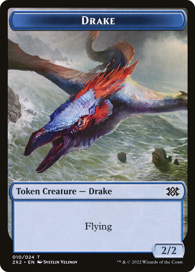Drake  [Double Masters 2022 Tokens] Foil