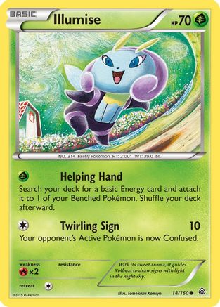 Illumise (18/160) [XY: Primal Clash] Reverse Holofoil
