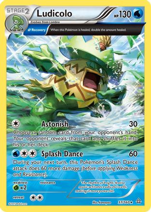 Ludicolo (37/160) [XY: Primal Clash] Reverse Holofoil