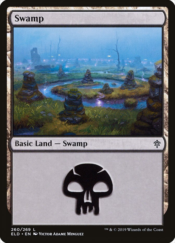 Swamp (260) [Throne of Eldraine] Foil