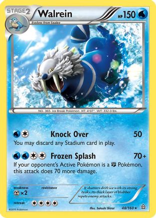 Walrein (48/160) [XY: Primal Clash] Reverse Holofoil