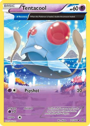 Tentacool (71/160) [XY: Primal Clash] Reverse Holofoil