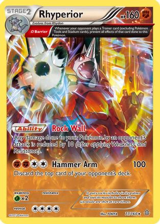 Rhyperior (77/160) [XY: Primal Clash] Reverse Holofoil