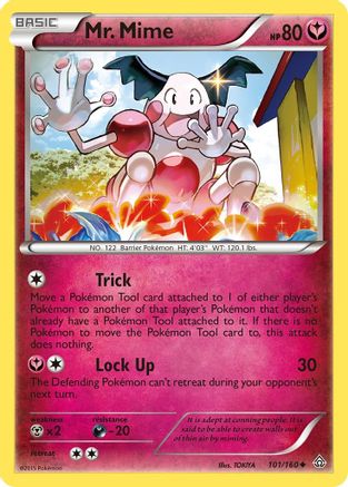 Mr. Mime (101/160) [XY: Primal Clash] Reverse Holofoil