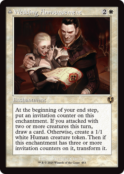 Wedding Announcement // Wedding Festivity (Retro Frame) [Innistrad Remastered] Foil