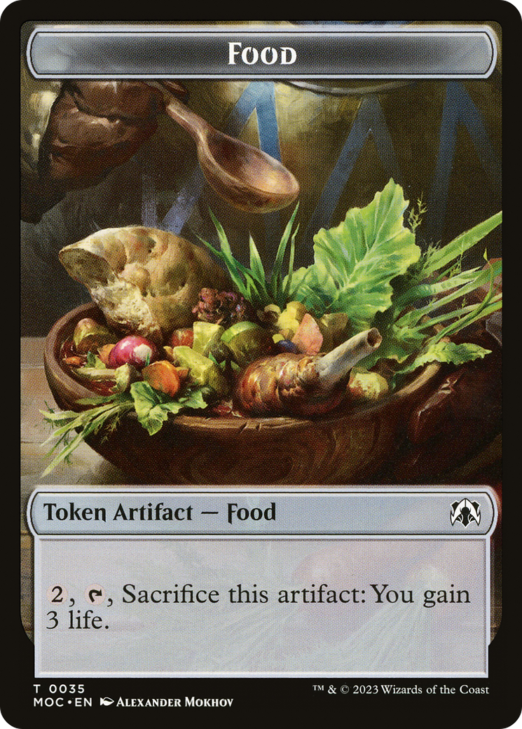 Food  [March of the Machine Commander Tokens]