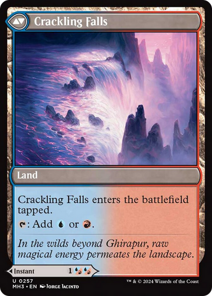 Rush of Inspiration // Crackling Falls [Modern Horizons 3] Foil