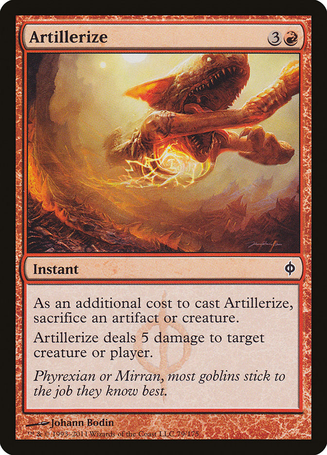 Artillerize [New Phyrexia] Foil