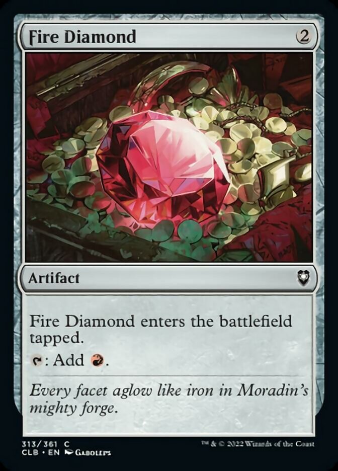 Fire Diamond [Commander Legends: Battle for Baldur's Gate] Foil