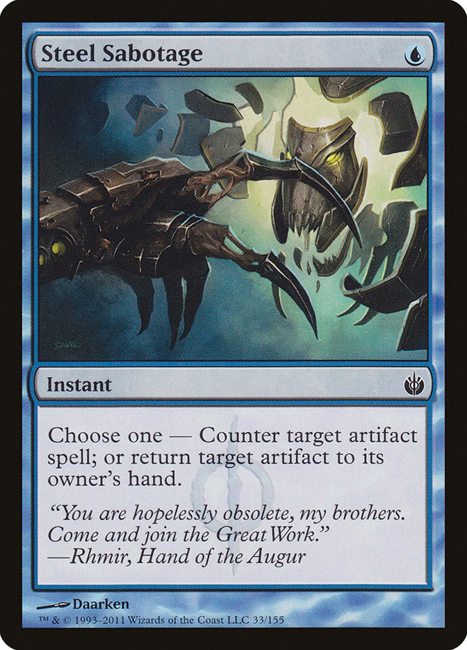 Steel Sabotage [Mirrodin Besieged] Foil
