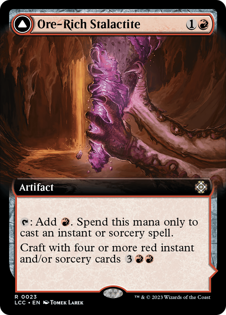 Ore-Rich Stalactite (Extended Art) [The Lost Caverns of Ixalan Commander] Foil
