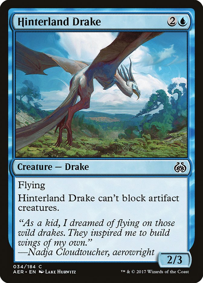 Hinterland Drake [Aether Revolt] Foil