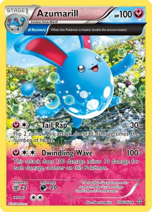 Azumarill (104/160) [XY: Primal Clash] Reverse Holofoil