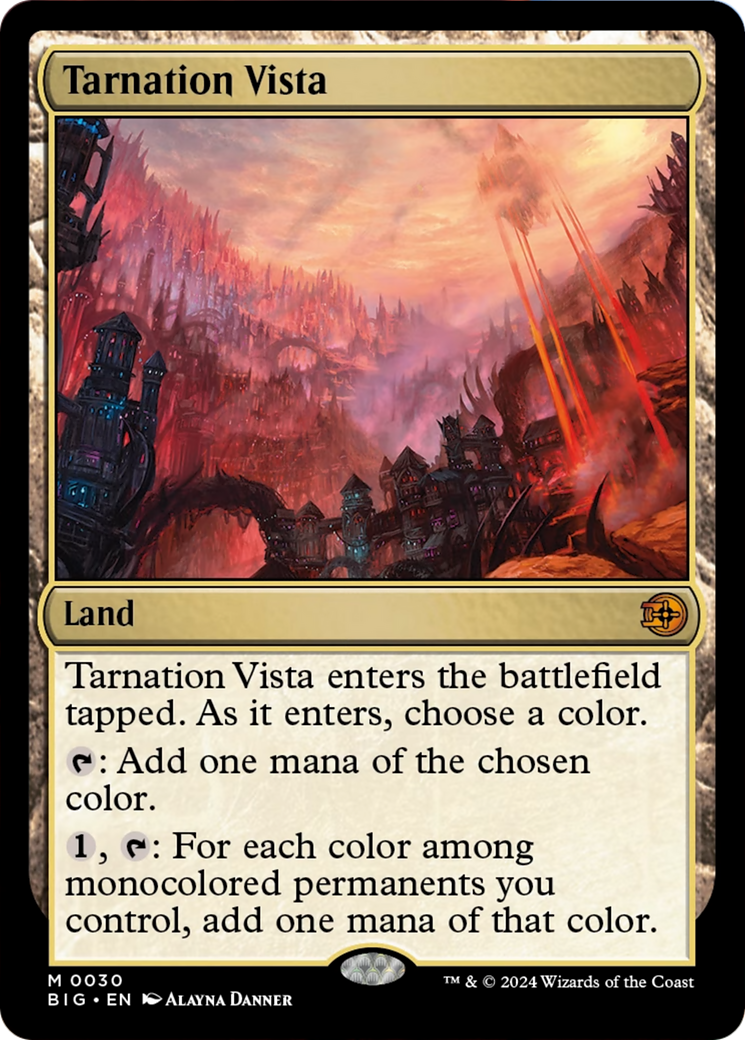 Tarnation Vista [Outlaws of Thunder Junction: The Big Score] Foil