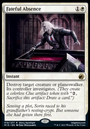 Fateful Absence (Promo Pack) [Innistrad: Midnight Hunt Promos] Foil