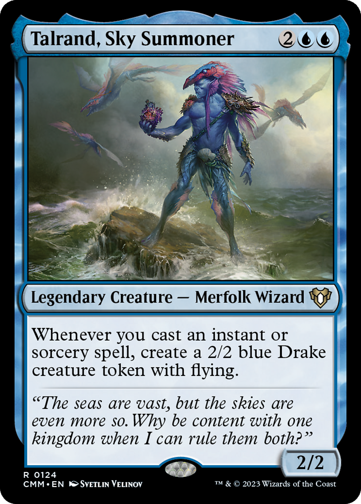 Talrand, Sky Summoner [Commander Masters] Foil