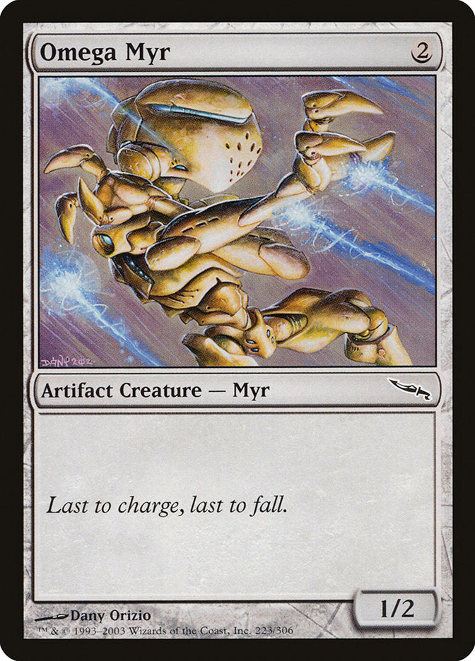 Omega Myr [Mirrodin] Foil