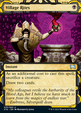 Village Rites [Strixhaven: School of Mages Mystical Archive] Foil