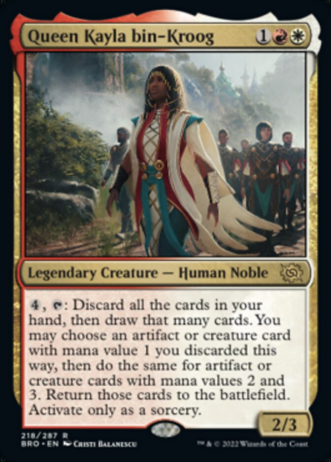 Queen Kayla bin-Kroog [The Brothers' War] Foil