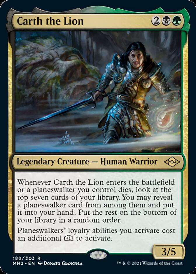 Carth the Lion [Modern Horizons 2] Foil