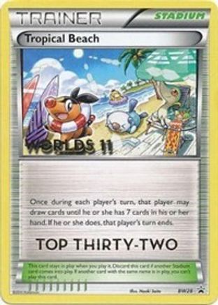 Tropical Beach (BW28) (Top 32) [Black & White: Black Star Promos] Holofoil