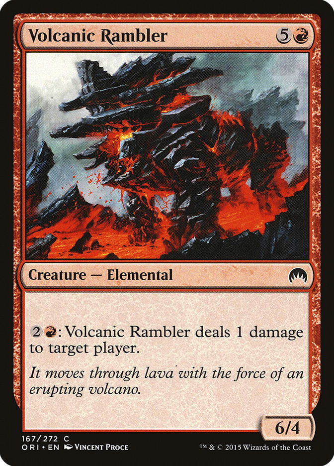 Volcanic Rambler [Magic Origins] Foil