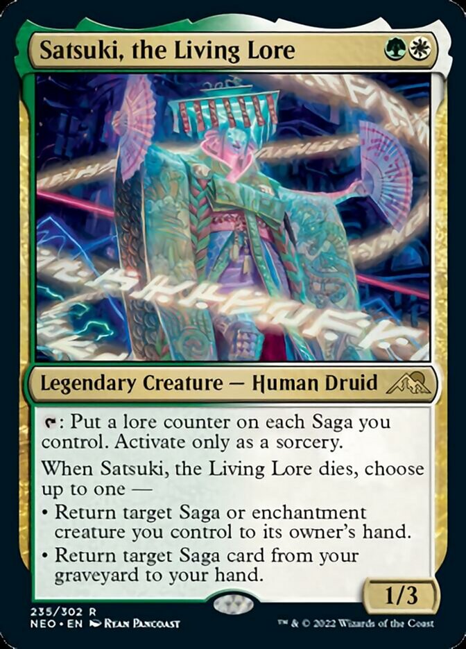 Satsuki, the Living Lore [Kamigawa: Neon Dynasty] Foil