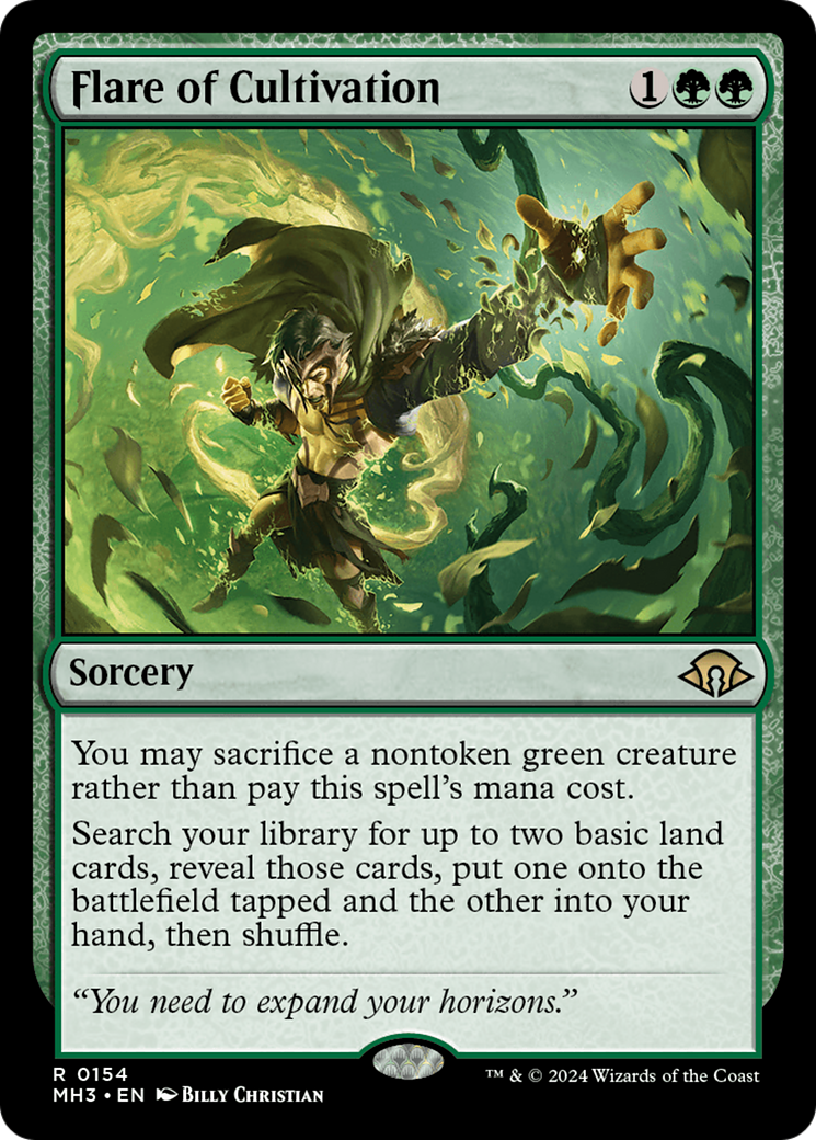 Flare of Cultivation [Modern Horizons 3] Foil