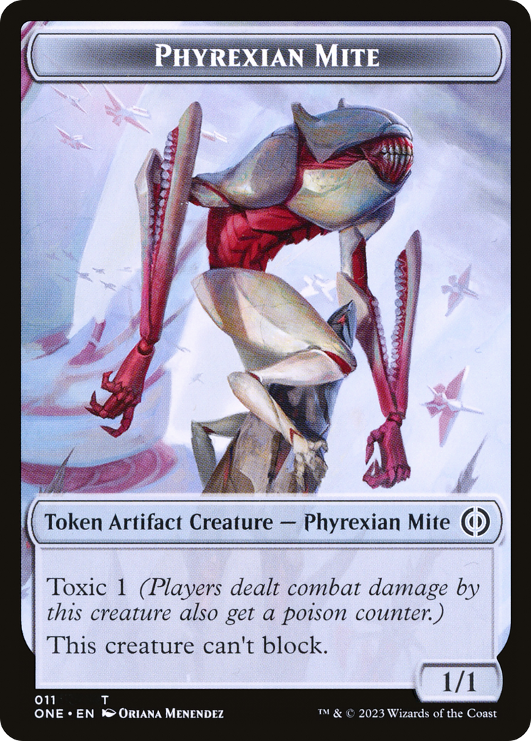 Phyrexian Mite  [Phyrexia: All Will Be One Tokens] Foil