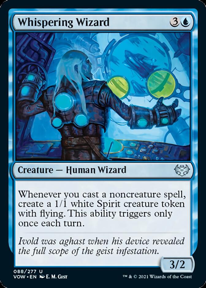 Whispering Wizard [Innistrad: Crimson Vow] Foil