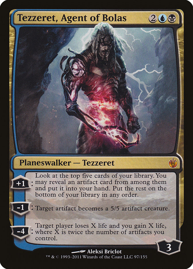 Tezzeret, Agent of Bolas [Mirrodin Besieged] Foil