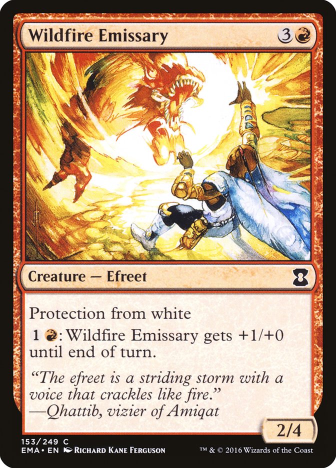 Wildfire Emissary [Eternal Masters] Foil