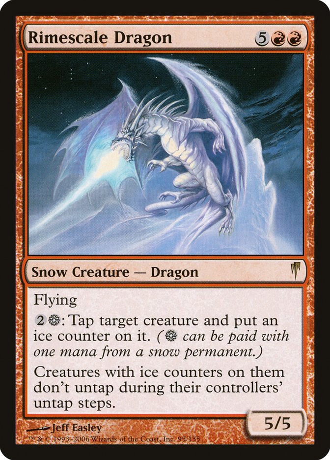 Rimescale Dragon [Coldsnap] Foil