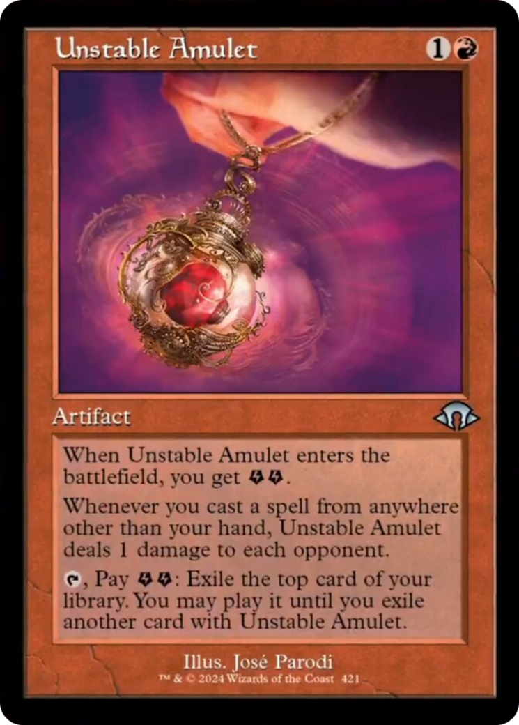 Unstable Amulet (Retro) [Modern Horizons 3] Foil
