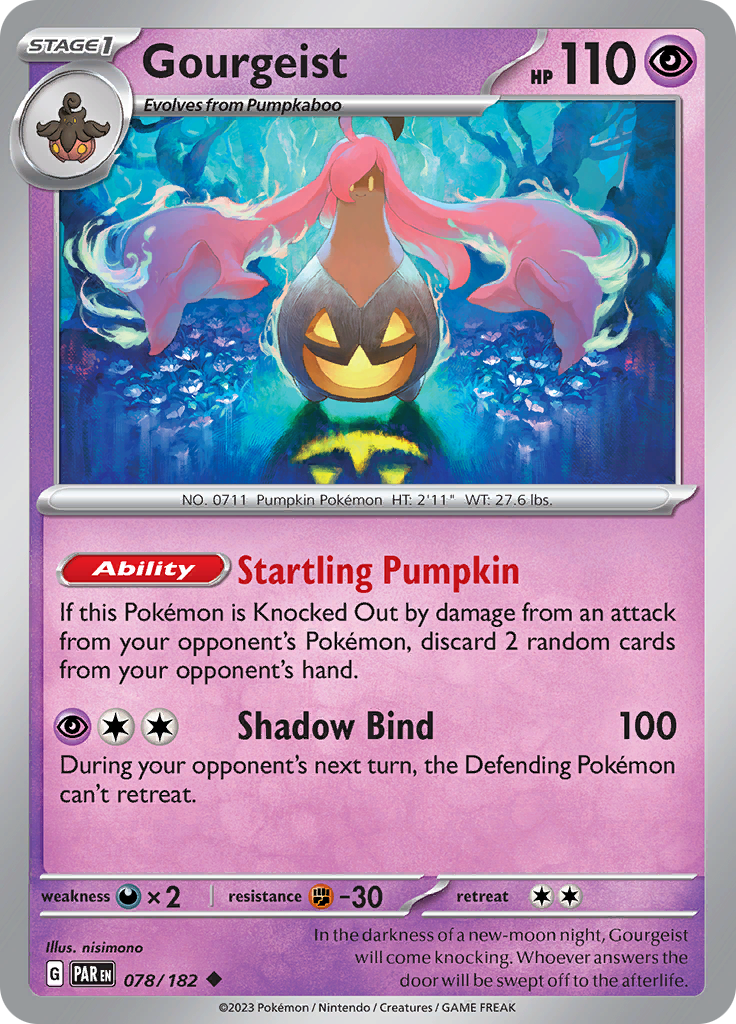 Gourgeist (078/182) [Scarlet & Violet: Paradox Rift] Reverse Holofoil