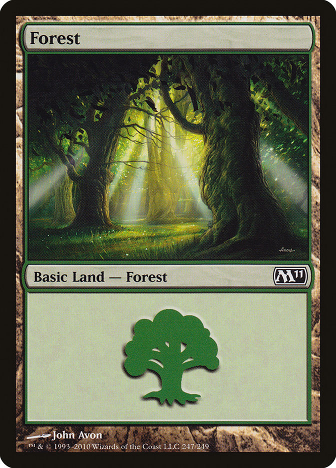 Forest (247) [Magic 2011] Foil