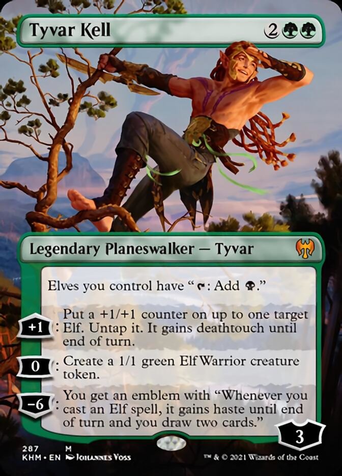 Tyvar Kell (Borderless) [Kaldheim] Foil