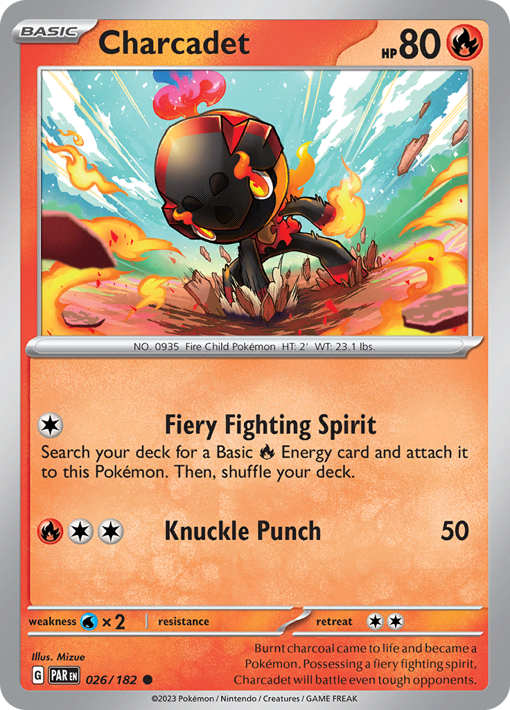 Charcadet (026/182) [Scarlet & Violet: Paradox Rift] Reverse Holofoil