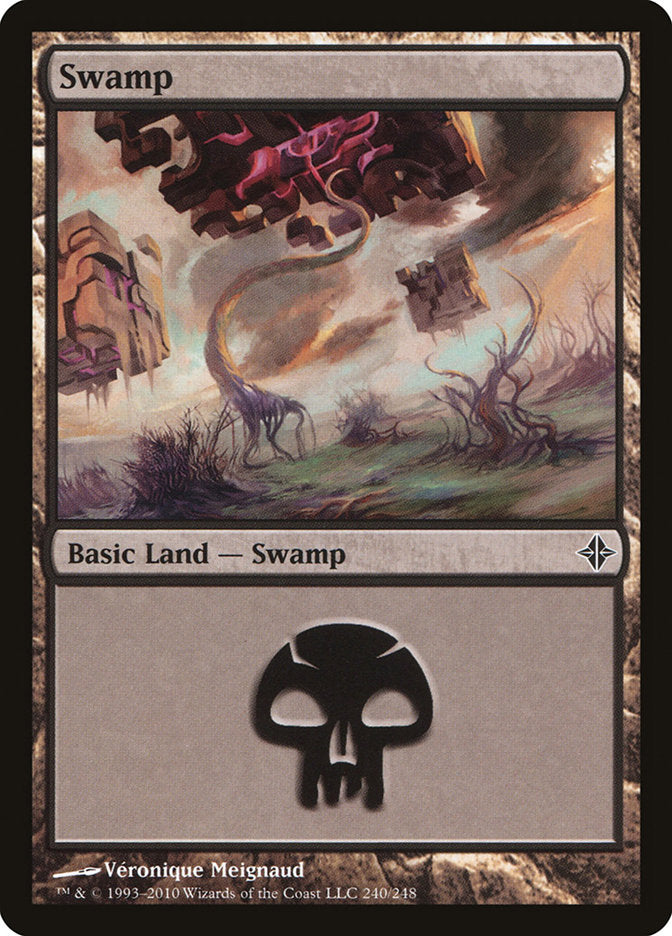 Swamp (240) [Rise of the Eldrazi] Foil