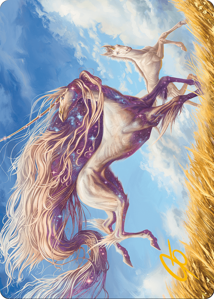 Nyxborn Unicorn // Nyxborn Unicorn  [Modern Horizons 3 Art Series] (Borderless) Foil