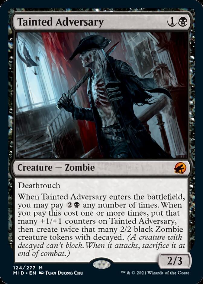 Tainted Adversary [Innistrad: Midnight Hunt] Foil