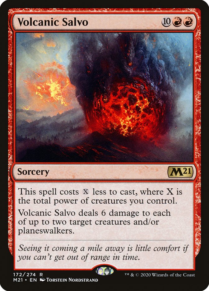 Volcanic Salvo [Core Set 2021] Foil