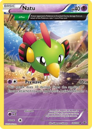 Natu (28/108) [XY: Roaring Skies] Reverse Holofoil