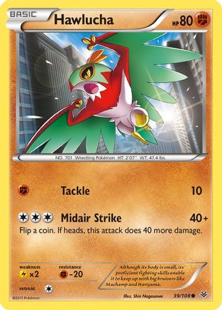 Hawlucha (39/108) [XY: Roaring Skies] Reverse Holofoil