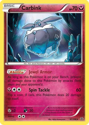 Carbink (47/108) [XY: Roaring Skies] Reverse Holofoil