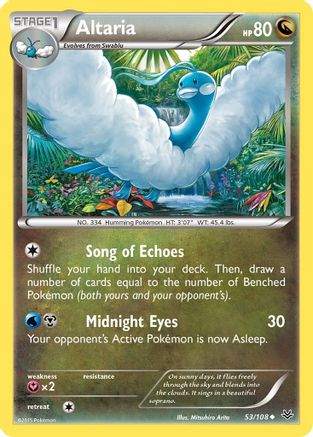 Altaria (53/108) [XY: Roaring Skies] Reverse Holofoil