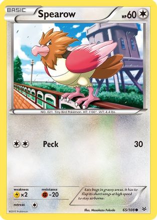 Spearow (65/108) [XY: Roaring Skies] Reverse Holofoil
