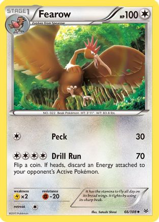 Fearow (66/108) [XY: Roaring Skies] Reverse Holofoil
