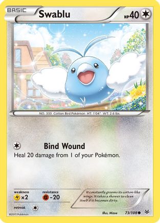Swablu (73/108) [XY: Roaring Skies] Reverse Holofoil