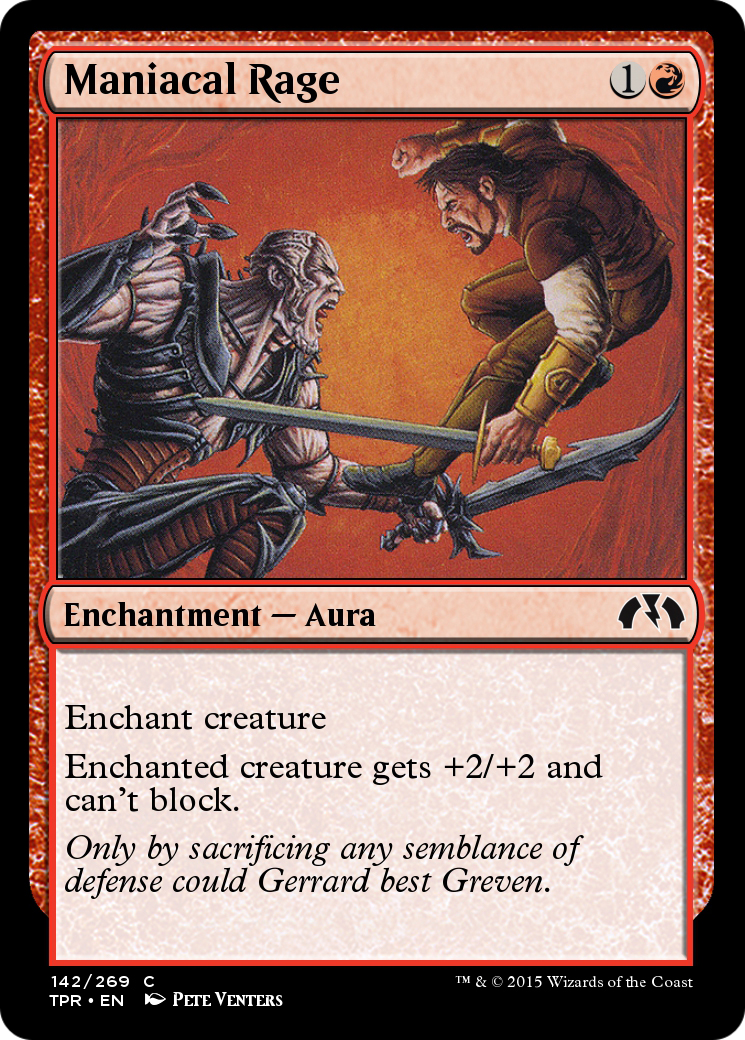 Maniacal Rage  [Tempest Remastered] Foil
